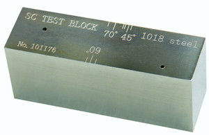 SC Ultrasonic Calibration Blocks, bloki testowe kalibracji grubości, blok testowy SC ASTM E164