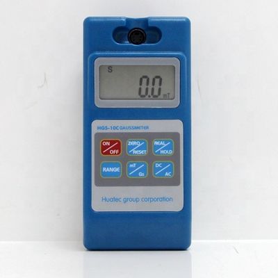 Popularny elektroniczny niebieski ręczny cyfrowy miernik gauss HGS-10C