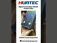 Przenośny miernik ferrytowy z wyświetlaczem LCD, zasilany bateriami 9V