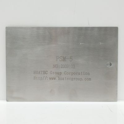 PSM-5 Panel badawczy TAM ze stali nierdzewnej z pięcioma pęknięciami PT Odpowiednia próbka próbka kalibracyjna do badań LPI NDT