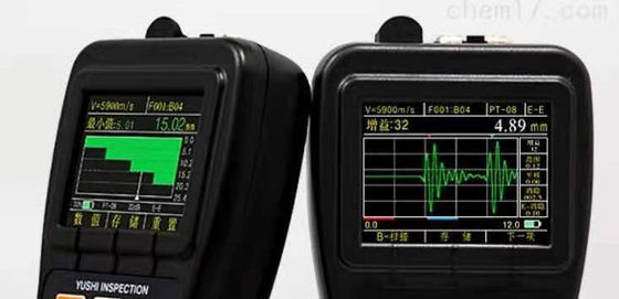 TG-5100D Wysokiej Precyzji Przenośny Wyświetlacz A-SCAN & B-SCAN OLED Wyświetlacz przez powłokę Ultrasonowy Miernik Grubości