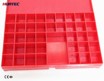 Zatwierdzony typ ISO Penetrameter typu drutu, plastikowe pudełko do oznaczania ołowiu