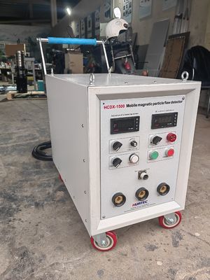 HCDX-1500 Przemysłowy sprzęt do magnesowania i rozmagnesowywania MPI 0-1500A Ciągły regulowany prąd Szybkozłącze Sonda Magnetyczne urządzenie kontrolne