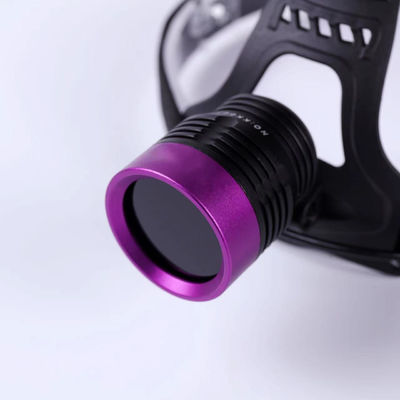 Przenośna lampa UV do kasku DG-90H z funkcją ręczną, światło ultrafioletowe LED 365nm