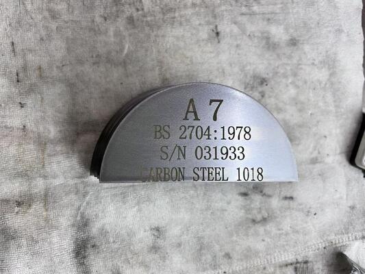 Blok kalibracji ultradźwiękowej A7 Blok kalibracji RTB ze stali węglowej