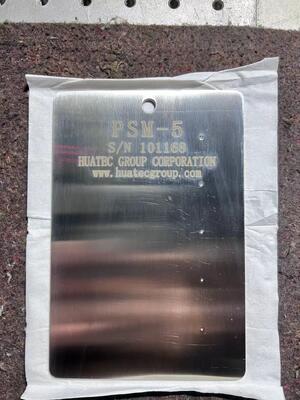 PSM-5 Penetrant System Monitor Panel Calibration Block