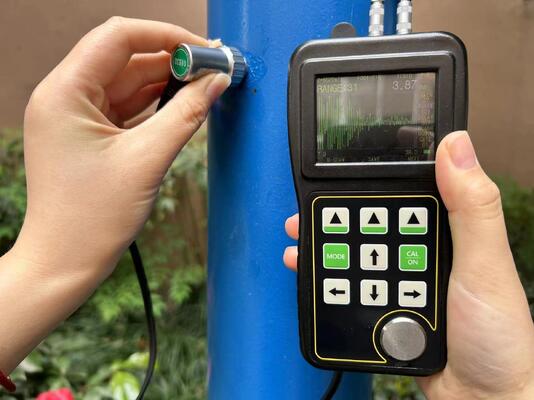 TG-5100D W czasie rzeczywistym A Scan And B Scan Through Coating Ultrasonic Thickness Gauge