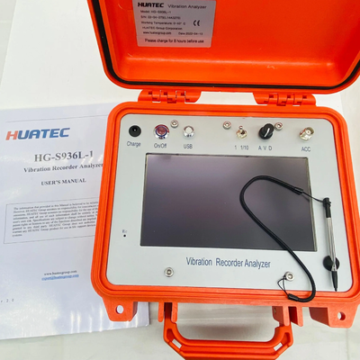 HG-S936L-1 Przenośny rejestrator danych o wibracjach 1 Hz–200 Hz Jednokanałowe urządzenie do testowania wibracji