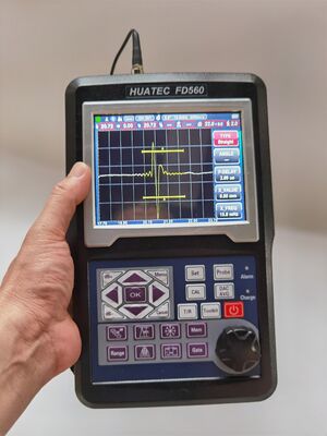 HUATEC FD560 Przenośny cyfrowy czujnik błędów ultradźwiękowych o czułości 120 dB i ochronie IP65 do badań NDT