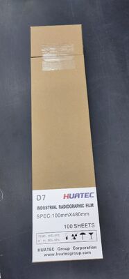 HUATEC D7 Filmy radiograficzne przemysłowe 100mmX480mm 100 arkuszy na worek