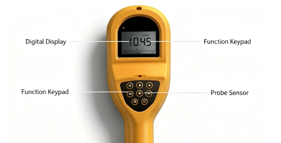 FJ‑COMO60 Portable Digital Radiation Detector α β γ X Ray Tester 2000 Data Storage USB Real‑time Analysis Radiation Dose Rate Meter