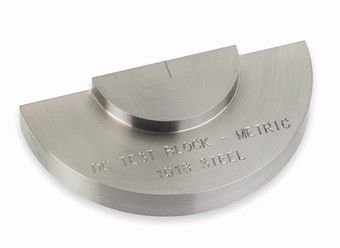 ASTM E164 Blok kalibracji odległości prądu stałego AWS Standard Shear Wave Ultrasonic Transducer Distance Calibration Test Block