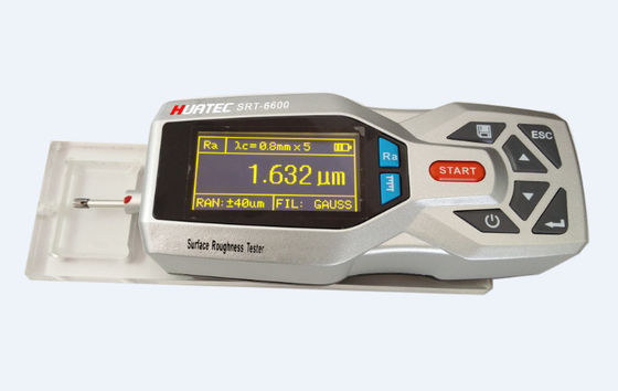 SRT-6600 Przenośny ręczny tester chropowatości powierzchni Zasięg 160μm 14 parametrów chropowatości Wyświetlacz OLED Przyrząd do pomiaru chropowatości metalowej powłoki