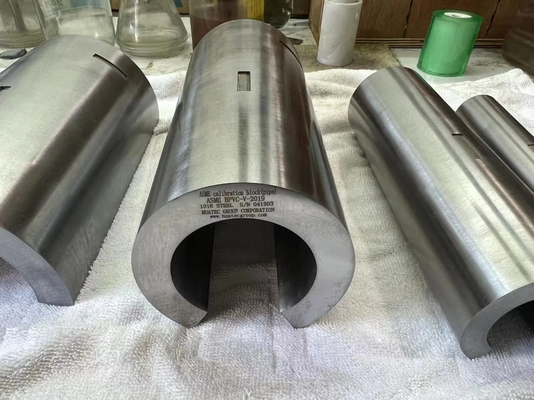 Ndt Equipment Pipe Ultradźwiękowy blok kalibracyjny do wiązki kątowej Asme