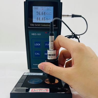 HEC-101 60KHz Tester przewodności elektrycznej prądu wirowego %IACS MS/m Podwójna jednostka Automatyczna kompensacja temperatury Aluminium Miernik przewodności ze stopu miedzi