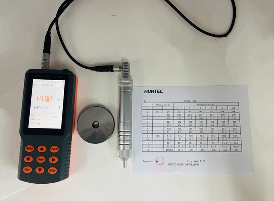 Przenośny ultradźwiękowy tester twardości instrument NDT o wysokiej precyzji pomiaru