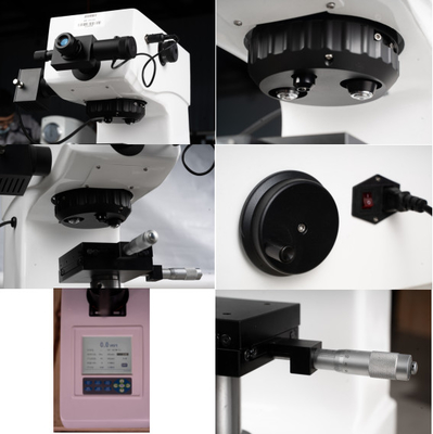HVS-1000Z Side Roll Digital Display Automatyczna wieża Micro Vickers Tester twardości