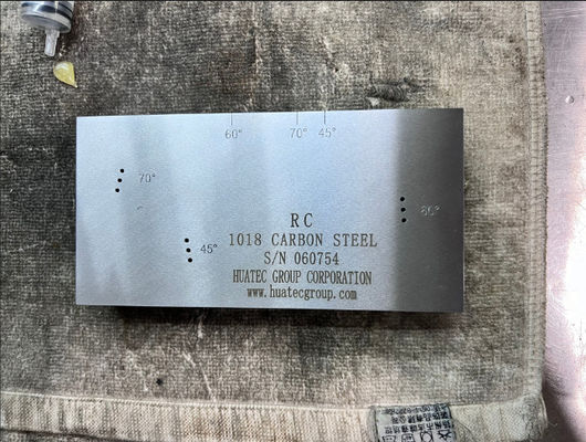 Blok kalibracyjny NDT RC z normą AWS D1.1/D1.1M-2015