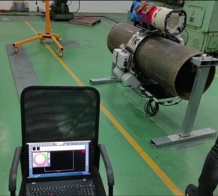 System komunikacji bezprzewodowej 5G dwuzakresowej dla robota do inspekcji zewnętrznej ściany rurociągu HXPC-200A przy odległości kontroli 100 metrów