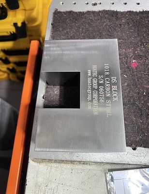 AWS D1.1/D1.1M-2015 Blok kalibracyjny DS dla odległości wzdłużnej i czułości