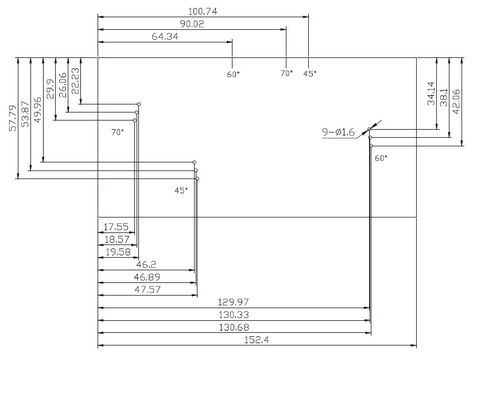 Porównanie rozdzielczości RC ze stali węglowej, kalibracja ultradźwiękowa, standard AWS D1.1/D1.1M-2015