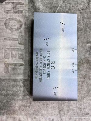 AWS D1.1/D1.1M-2015 RC Ultrasonowy blok kalibracji rozdzielczości dla przetworników wiązki kątowej