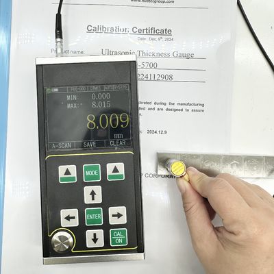 Przenośny, precyzyjny cyfrowy miernik grubości ultradźwiękowej z funkcją skanowania A/B