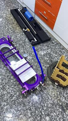 HV1800F-LED System wykrywania wycieków spawania z próżniowej skrzynki do dna zbiornika i zbiornika ciśnieniowego