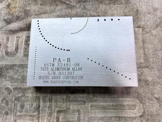 ASTM E2491 Phased Array Type B Block Blok kalibracyjny - usługa NDT