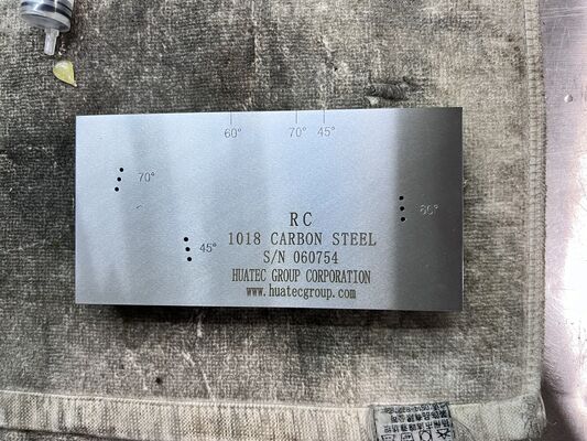 Blok kalibracyjny RC AWS - Usługa Badań NDT