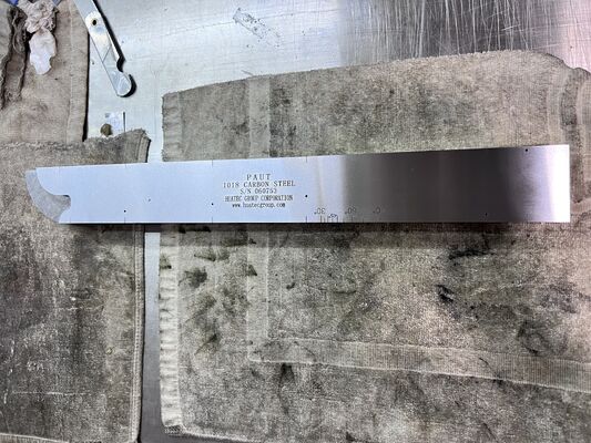 Kalibracja promienia PAUT IIW Blok ISO 19675 Metryczny