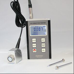 HG-6363 3-osiowy przenośny licznik drgań Piezoelektryczny akcelerometr z RS232 i Bluetooth do monitorowania maszyn