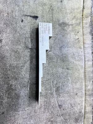 Industrial NDT 6 Step Thickness Calibration Block for Ultrasonic Thickness Gauge Calibration