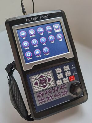 HUATEC FD560 Przenośny cyfrowy czujnik błędów ultradźwiękowych o czułości 120 dB i ochronie IP65 do badań NDT