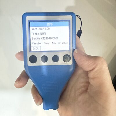 TG-1660 Wysoce precyzyjna wielkość powłoki falistej Wskaźnik grubości powłoki Opcjonalny kolor LCD Auto Budowa statków Automatyczny wykrywacz grubości powłoki metalowej