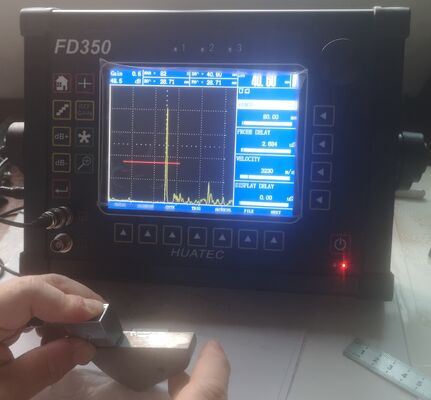 FD350 IP65 Ultrasonic Defect and Thickness Measuring Instrument 640×480 Kolorowy wykrywacz wad przemysłowych o wysokiej wrażliwości