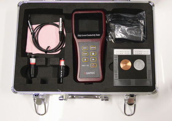 Digital Portable Eddy Current Conductivity Tester with 60 KHz~120 KHz Frequency and 6.9~110%IACS Range