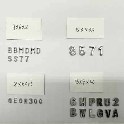 Akcesoria NDT Litery i cyfry ołowiane do rentgena (opakowanie 100 szt.)