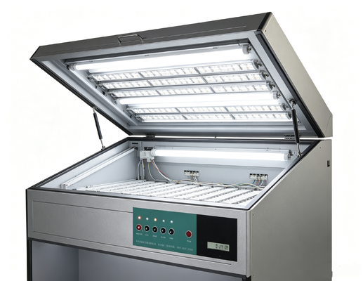 HLCB‐6L Kolorowa szafa widzenia D65 TL84 F UV U30 sześć źródeł światła